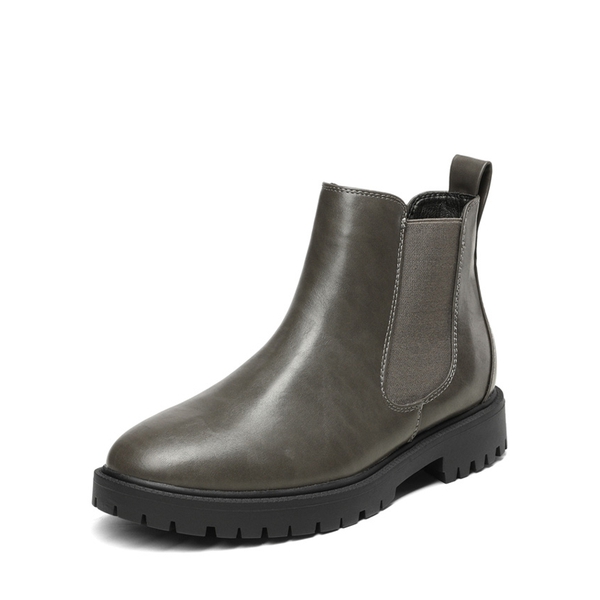Classic Chelsea Ankle Booties - GREY PU -  0